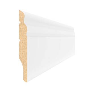 Плинтус MDF AGT SPR-8100 3082 Белый матовый (уп.10 шт.)