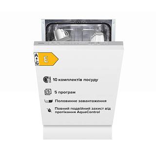 Посудомийна машина вбудована (45см) INTERLINE DWI 345 TSA GA++