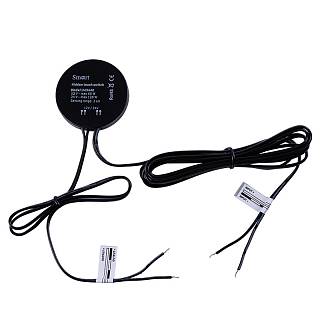 Сенсорний вимикач SMART на дотик під стільницю (чорний),  товщ. до 30 mm,  12V/24V,  60W / 120W