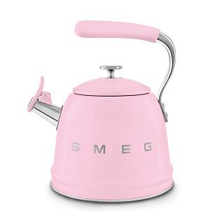 Чайник зі свистком WKF01PK рожевий Smeg (50'S RETRO STYLE)