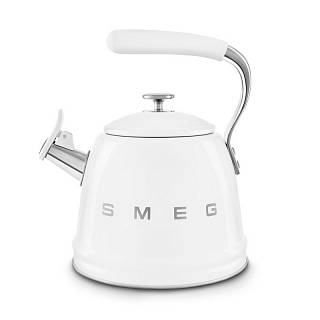 Чайник зі свистком WKF01WH білий Smeg (50'S RETRO STYLE)