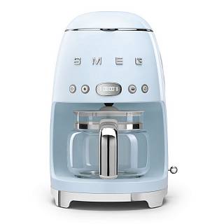 Кавоварка крапельна DCF02PBEU пастельно-блакитний Smeg (50'S RETRO STYLE)