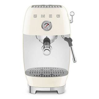 Кавоварка еспресо ECF03CREU кремовий Smeg (50'S RETRO STYLE)