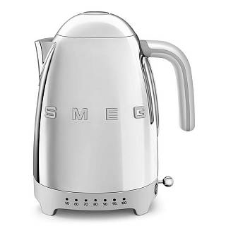 Чайник електричний KLF04SSEU 1, 7л нержавіюча сталь Smeg (50'S RETRO STYLE)