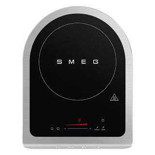 Портативна індукційна варильна поверхня PIC01BLMEU чорний матовий Smeg (COLLEZIONE)