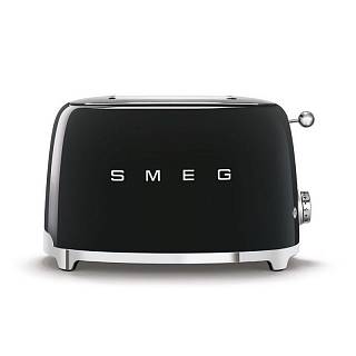 Тостер електричний TSF01BLEU чорний Smeg (50'S RETRO STYLE)
