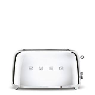 Тостер електричний TSF02SSEU нержавіюча сталь Smeg (50'S RETRO STYLE)