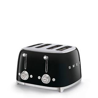 Тостер електричний TSF03BLEU чорний Smeg (50'S RETRO STYLE)