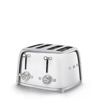 Тостер електричний TSF03SSEU нержавіюча сталь Smeg (50'S RETRO STYLE)