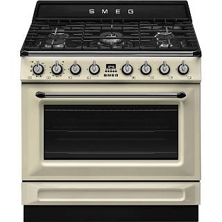 Варильний центр TR90GPP 90 см кремовий Smeg (VICTORIA)