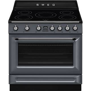 Варильний центр TR90IMGR 90 см сірий Smeg (VICTORIA)