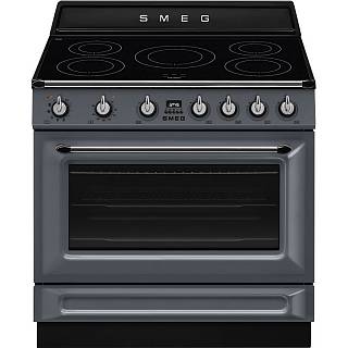 Варильний центр TR90IPGR 90 см сірий Smeg (VICTORIA)