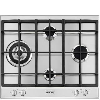Газова варильна поверхня P261XGH нержавіюча сталь Smeg (SELEZIONE)