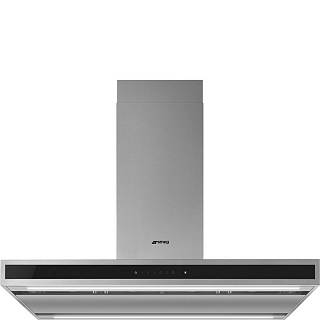 Витяжка острівна KLTI9L4X 90 см нержавіюча сталь Smeg (UNIVERSAL)