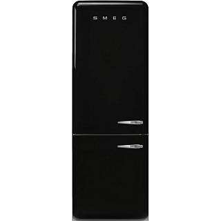 Комбінований холодильник FAB38LBL6 70 см чорний Smeg (50'S RETRO STYLE)
