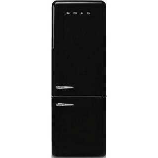 Комбінований холодильник FAB38RBL6 70 см чорний Smeg (50'S RETRO STYLE)