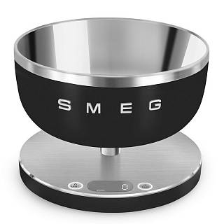 Кухонні ваги KSC01BLMWW цифрові,  чорний матовий Smeg (COLLEZIONE)