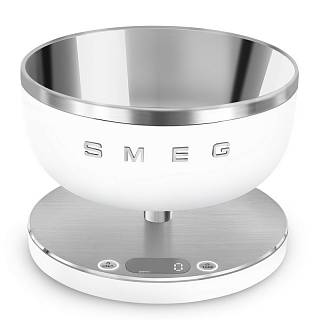 Кухонні ваги KSC01WHMWW цифрові,  білий матовий Smeg (COLLEZIONE)
