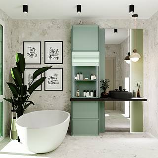 Комплект жалюзи REHAU RAUVOLET Noble matt Mint Cloud 2739L 600x1500 мм