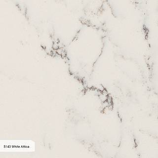 Искусственный кварцит Caesarstone 5143 White Attica (J) 20 мм