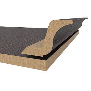 Карниз МДФ AGT MP-2445-R 246 Венге 2800х97х30мм