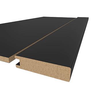 Рамочный профиль МДФ AGT MP-1018 723 Черный шелк Soft Touch 2800х70х18мм