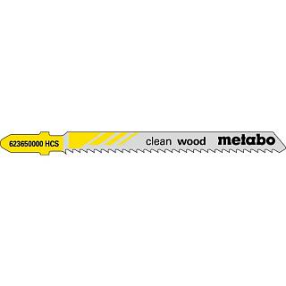 Полотно по дереву,  74/2, 5 мм T101BR,  Clean Wood,  5 шт. (623650000) Metabo