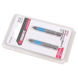 Біти РН2,  50 мм,  S2,  2 шт Mastertool