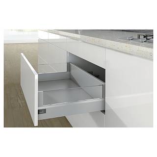 Комплект для ящиков ArciTech DesignSide L=500мм H=186мм,  SilentSystem P2O серебро Hettich