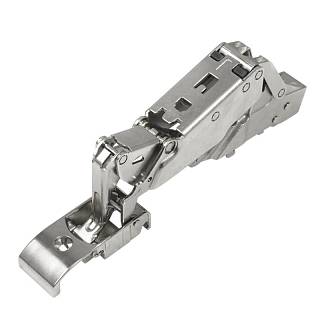 Петля Clip-on,  110°,  Sensys,  накладная,  для стекла,  никель (9135140) Hettich