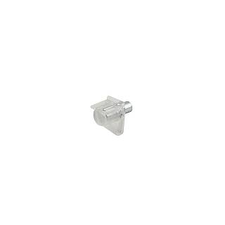 Полкодержатель Safety D=5мм,  прозрачный (16180) Hettich