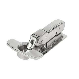 Завіса , Clip-on, 95°/110°,  Sensys,  для скла  4-8мм,  фасад скло - корпус ДСП (тип1),  нікель,  Hettich