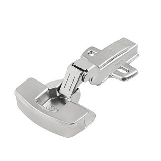 Завіса Clip-on, 95°/110°,  Sensys,  для скла  4-8мм,  фасад скло - корпус ДСП,  нікель,  Hettich