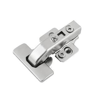 Завіса Clip-On,  90°,  рівнолежача,  з пружиною,  нікель,  3D,  Muller Profi Line
