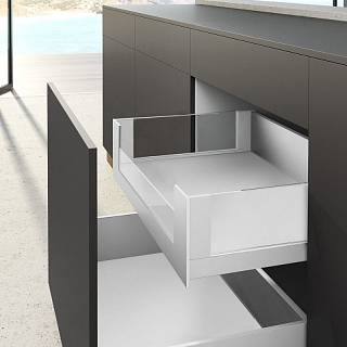 Комплект внутреннего ящика AvanTech YOU Q L=350 H=187 Inlay (скло 66мм) белый корпус 600мм