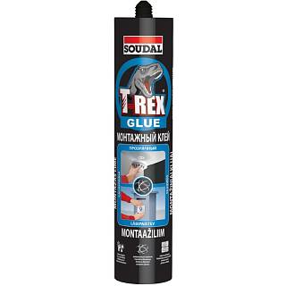 Клей монтажный T-REX прозрачный акриловый 310 гр Soudal